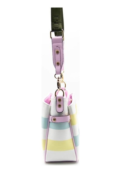 Silver Polo Sp884 Kadın Çapraz Çanta Ekose Lila-pembe