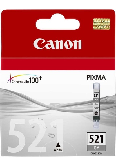 Canon Clı 521Gy Grey Gri Mürekkep Kartuş Mp260 540 550 620