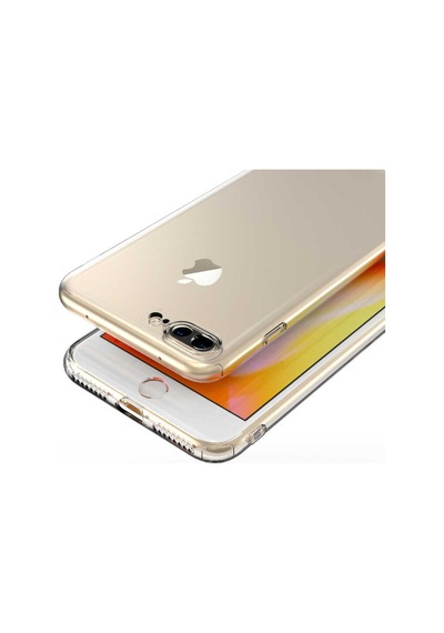 Apple Uyumlu iPhone 8 Plus Kılıf Zore Kamera Korumalı Süper Silikon Renksiz