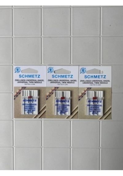 Schmetz Çift Iğne Seti 3'lü
