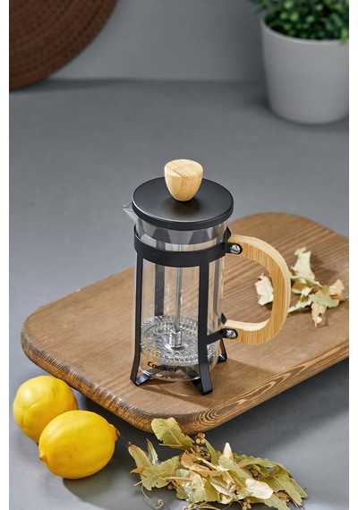 Cooker 350 Ml Cam French Press Siyah