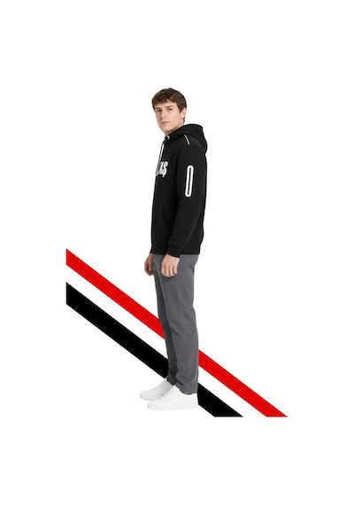 Beşiktaş Erkek Kapüşonlu Sweatshırt Uv Kutu Siyah Uv