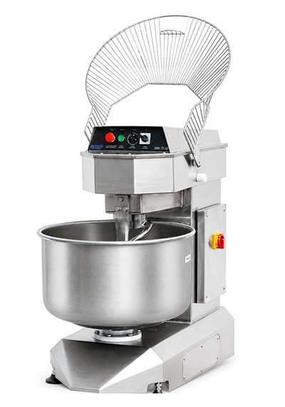 Ism 75-32 Cr, 75 L,iki Devirli, Paslanmaz Çelik Gövde Sprial Mixer Krom
