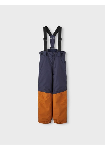 Name It Name İt Nkmsnow10 Block Fo Çocuk Outdoor Pantolon Pumpkin Spice