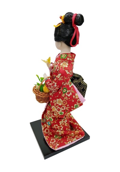 Japon Kimonolu Geyşa Bebek Kabuki Biblo 30 Cm No.18 Anime