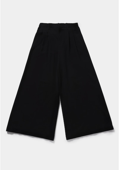 Colin's Colins Regular Fit Yüksel Bel Geniş Paça Kadın Siyah Pantolon Cl1082188 Q1.v1 Blk