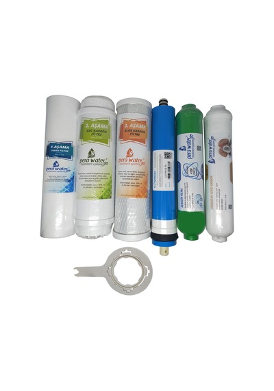 Pera Water Açık Kasa Su Arıtma Vontron Mebranlı 6Lı Alkali Set