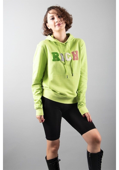 Yeşil 2 Iplik Kapüşonlu Sweatshirt Çok Renkli