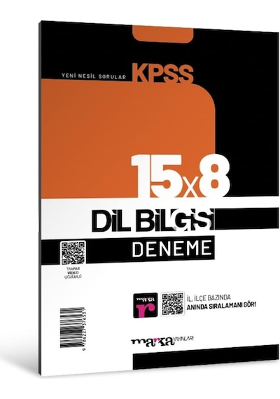 KPSS Dil Bilgisi 15x8 Deneme- Marka Yayınları