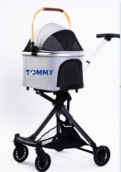 Tommy Evcil Hayvan Arabası Gold Gri 83 X 48.5 X 110 Cm Max 10 Kg