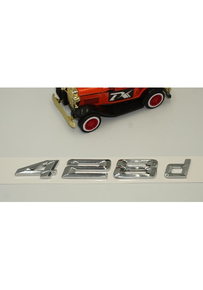 Bmw 428D Bagaj Krom Metal 3M 3D Yazı Logo