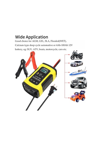 Tr Otomobil, Motosiklet, Karavan, Suv, Çim Biçme Makinesi, Tekne, Karavan, Suv, Atv Ve Daha Fazlası İçin 12 V 5 Amp