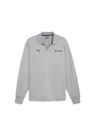 Puma Mapf1 Longsleeve Polo Erkek Günlük Uzun Kollu Polo Tişört 62733902 Gri 62733902 Gri