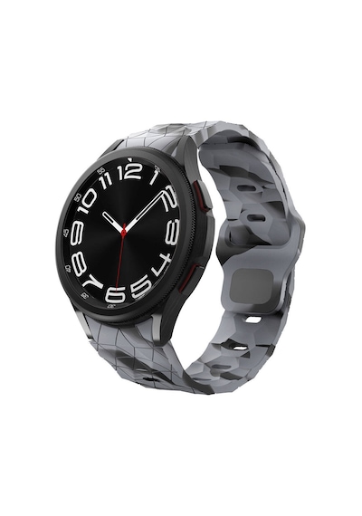 Galaxy Uyumlu Watch 5 40mm Krd-116 20mm Futbol Desenli Spor Tasarımlı Silikon Kordon