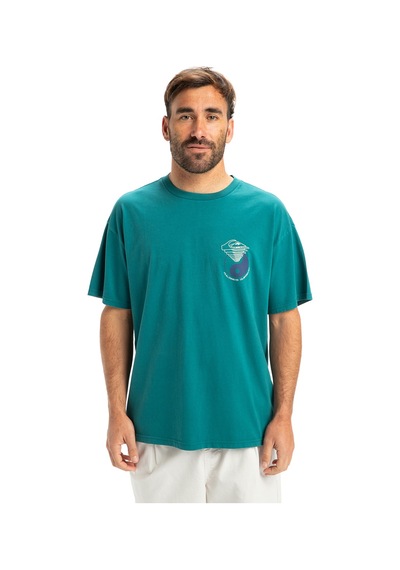 Quiksilver Hw Hypnotic Wave Erkek Yeşil Günlük Stil T-shirt Eqyzt08033-21882 Yeşil
