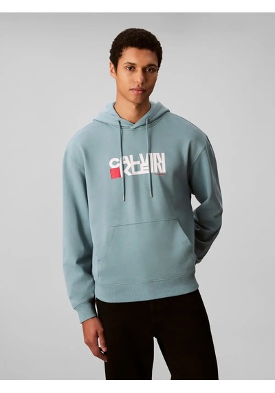 Calvin Klein Ls Eu 350terry Ck Yeşil Erkek Kapüşonlu Sweatshirt