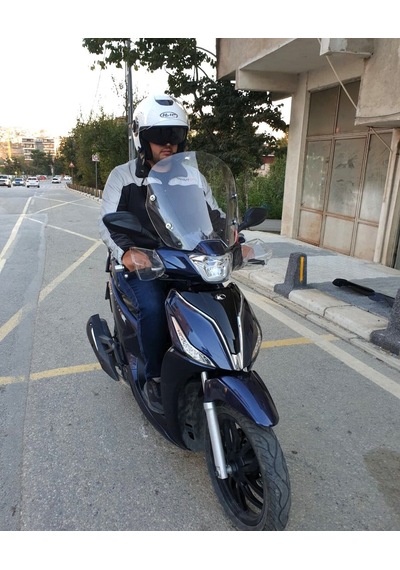 Motocam Kymco People S 200 Ön Cam 2020-2026 Model 38cm Şeffaf Renkli 4mm Sportif