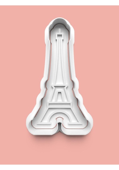 Paris Teması Kurabiye Kalıbı Ve Şeker Hamuru Kalıbı 4'lü Set