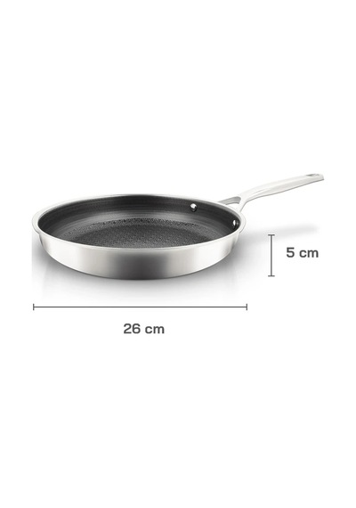 Uniqella Silver Pro Serisi 26cm Tava Çelik