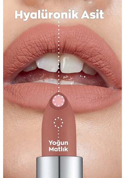 Avon Hydramatic Mauve + Nude + Pink Mat Ruj 3'lü