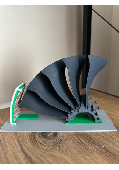 Rolye Royce Trend700 Fan Disk Kesit Görünüm 3d Model-1001