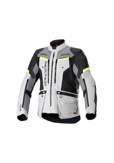 Alpinestars Bogota Pro Drystar Korumalı Motosiklet Montu Gri Oranj