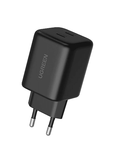 Ugreen 45w Gan Type-c Qc Pd 2xusb-c Hızlı Şarj Cihazı Siyah