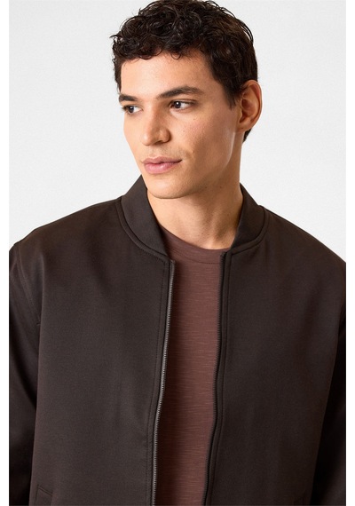 Back And Bond Kahve Regular Fit Bomber Ceket Çok Renkli