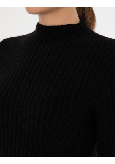 Pierre Cardin Kadın Siyah Elbise Triko 50316339-vr046 Siyah
