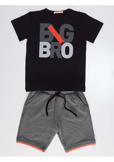 Big Bro Erkek Çocuk T-shirt Şort Takım