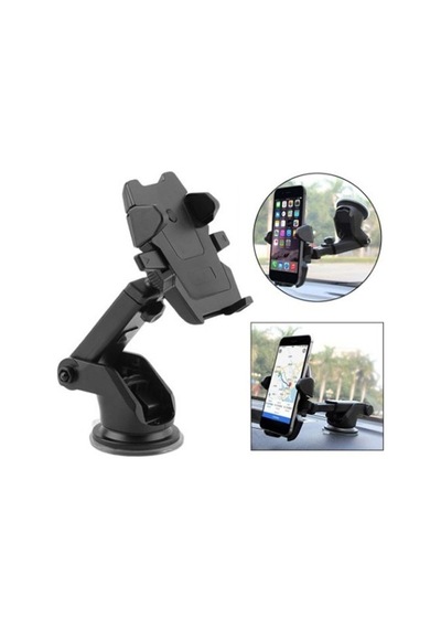 Araç Içi Telefon Tutucu Uzun Ultra 360 Ayarlanabilir Vantuzlu
