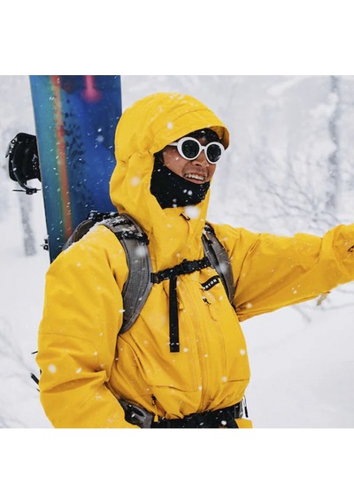 Burton Burton Frostner Erkek Sarı Snowboard Ceketi 21460