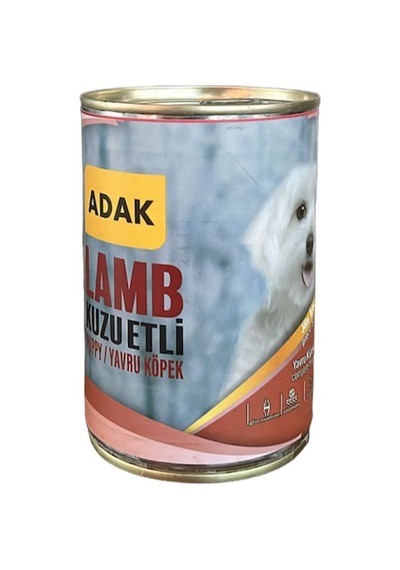 Adak Kuzu Etli Yavru Köpek Konservesi 24 x 415 G
