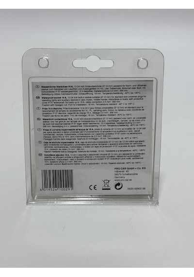 Procar 52005001 Panel Tipi Güç Soketi 12-24v