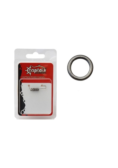 Captain 5146 Assist Halkası Inox 10Lu Paket Black Nikel