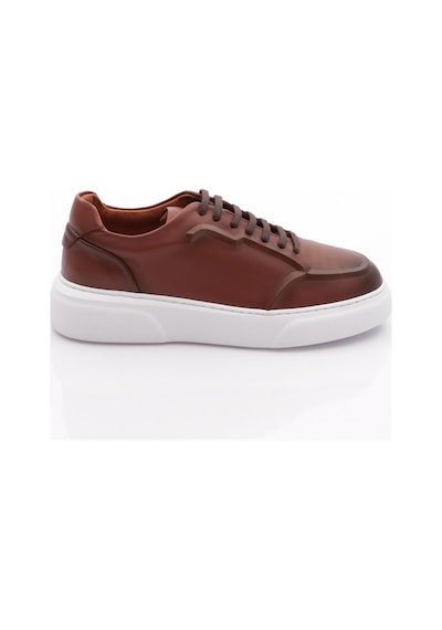 Dgn Urbano Erkek Sneakers Ayakkabi Taba Antik Beyaz