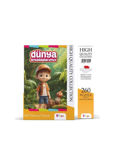 Btoys 260 Parça Puzzle Dünya Arkadaşlarımız 9067