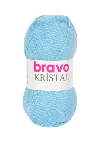 Kristal 5 Adet 100 Gram 5 Yumak Renk Kodu :710 Mavi %100 Akrilik