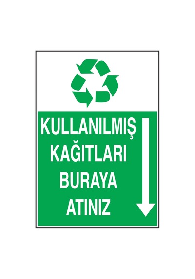 Fezzpirint Kullanılmış Kağıtları Buraya Atınız Ölçü 25 35 Dekote