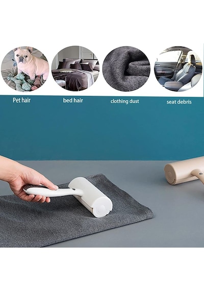 Kapaklı Ergonomik Tüy Toplama Rulosu - Taşınabilir Ve Pratik