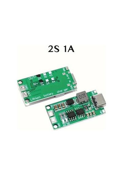 Sunshine022 2s 2a 18650 Lityum Pil 3s 4s Type-c 8.4v 12.6v 16.8v Step-up Şarj Cihazı