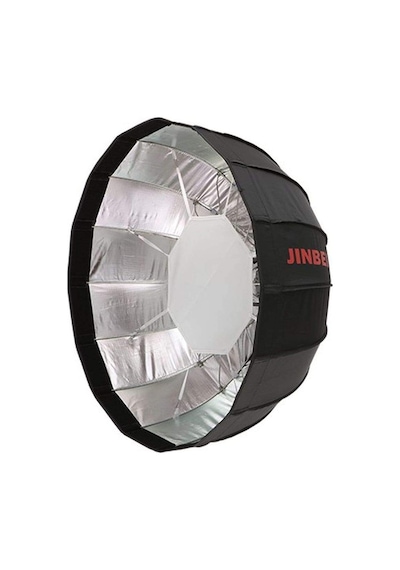 Jinbei 85 CM BD Softbox - Beauty Dish Speedbox Şemsiye Gümüş