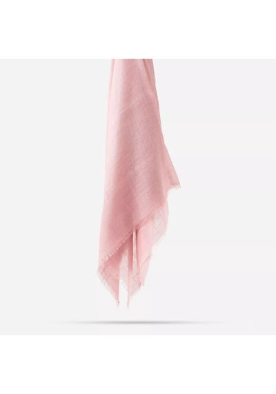 Flamlı Pamuklu Eşarp 96x96 Cm. Pembe Pembe