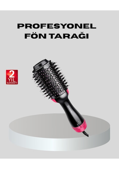 1200w - 178 - Fön Tarağı 3 Isı Ayarı, Negatif İyonlu, Hızlı Ve - Glblseme - Pürüzsüz Sonuç