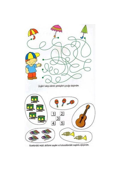 Benim İlk Aktivite Kitabım-Mavi Kitap- Parıltı Yayınları