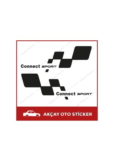Ford Connect Sticker (Takım Set) Connect Sport Ford Oto Sticker