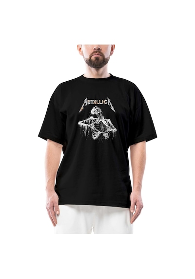 Metallica Mummy Oversize Siyah Tişört