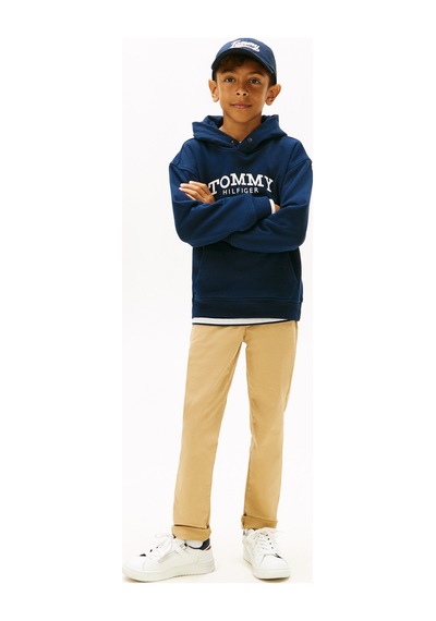 Tommy Hilfiger Lacivert Erkek Çocuk Baskılı Sweatshirt Kb0kb10028c1g Çok Renkli