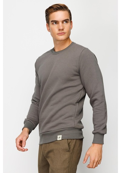 Igs İgs Erkek Koyu Gri Standart Bisiklet Yaka Sweatshirt Koyu Gri Igs İgs Erkek Koyu Gri Standart Bisiklet Yaka Sweatshirt Koyu Gri