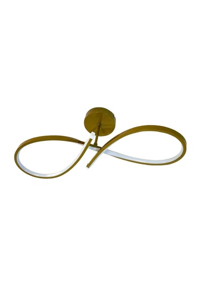 Ömür Avize Bedgasm Modern Eskıtme Gold Kasa Ledli Avize Beyaz